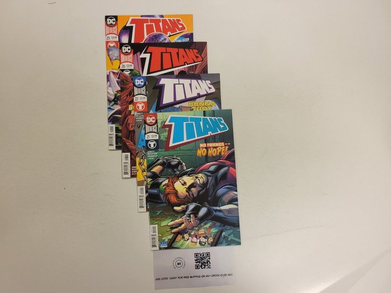 4 Titans DC Comic Books #21 22 25 26 7 TJ25