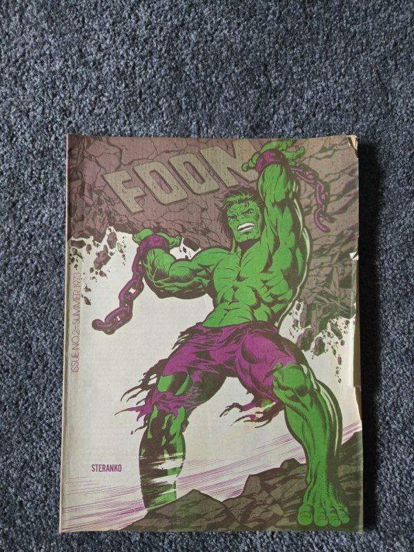 FOOM Magazine #2 1973 Marvel Comics 1st Wolverine Concept Art