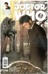 DOCTOR WHO #7 B, NM, 10th, Tardis, 2014, Titan, 1st, more DW in store, Sci-fi