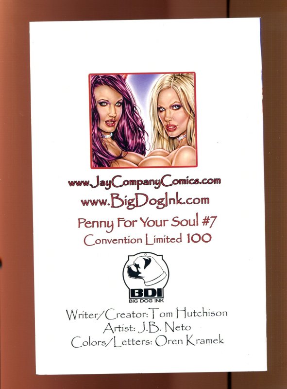 Penny for Your Soul 3PC #7 - SDCC Nice+Naughty+Sketch Var LTD 100 (9.2ob) 2011