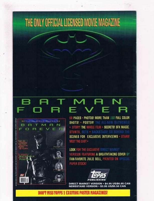 Batman Forever Movie Photo Sticker Album # 1 DC Comic Books Robin Two ...