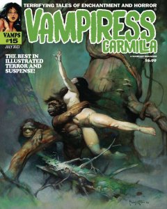 Vampiress Carmilla #15 VF ; Warrant | Frank Frazetta