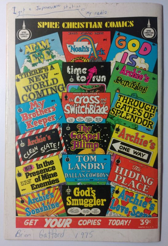 The Cross and the Switchblade (5.0, 1972) 39 Cent Varaint