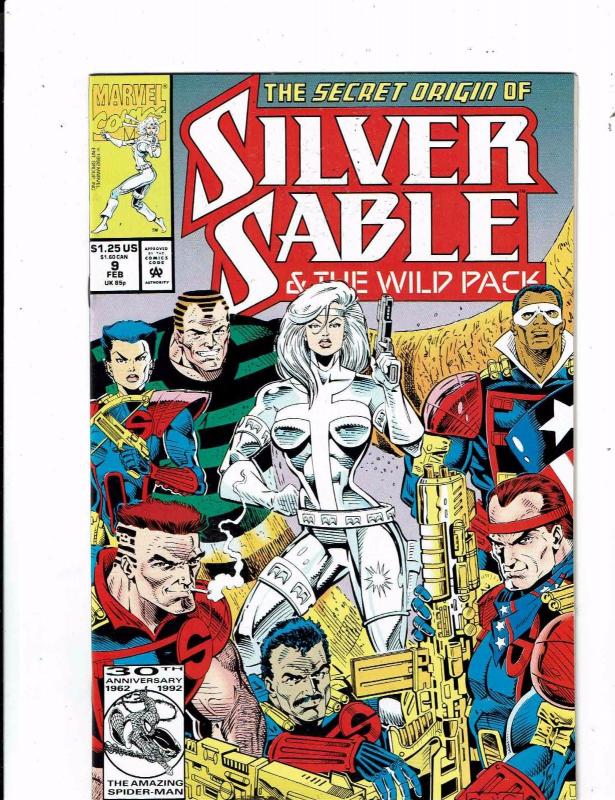 10 Silver Sable Marvel Comic Books # 1 2 3 4 5 6 7 8 9 10 Spider-Man Goblin HC2