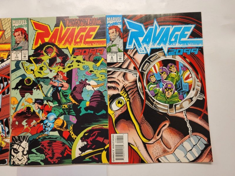 3 Ravage 2099 Marvel Comic Books #6 7 8 4 TJ7