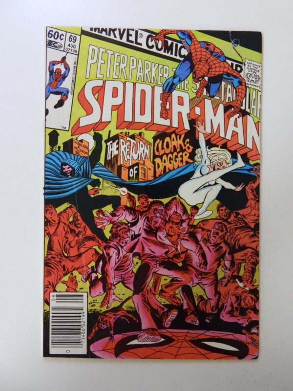 The Spectacular Spider-Man #69 Newsstand Edition (1982) VG condition