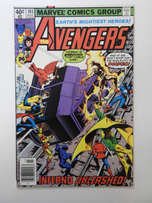 The Avengers #193 Sharp Fine- Condition!