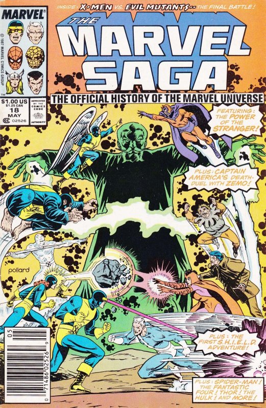 Marvel Saga #18 (Newsstand) FN ; Marvel | X-Men