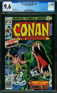 Conan the Barbarian #86 (1978) CGC 9.6 NM+