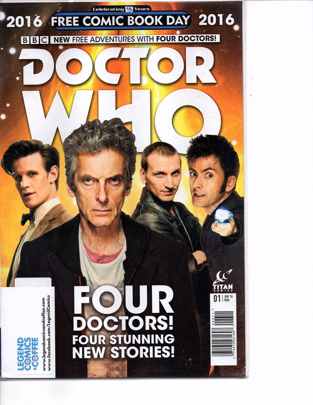 2016 Doctor Who: Free Comic Book Day #1 Four Doctors Four Stories