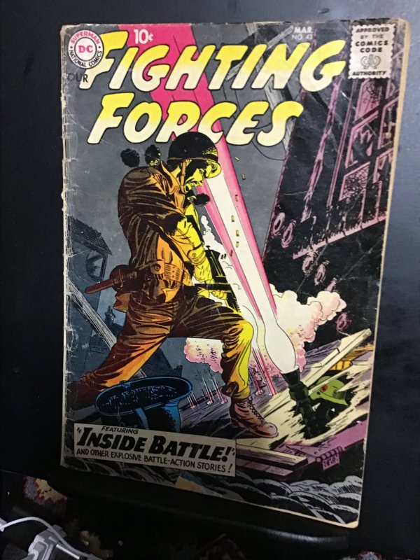 Our Fighting Forces #43 (1959) 1950s DC war comic! GD Wow!