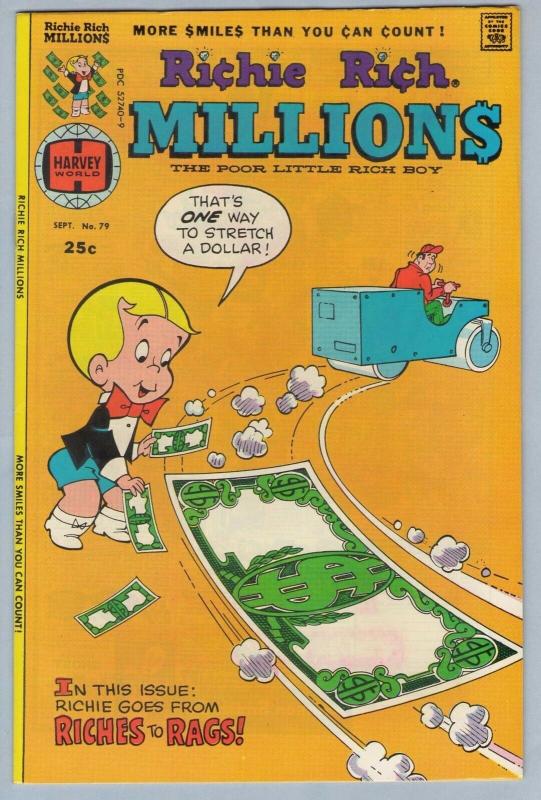 Richie Rich Millions 79 Sep 1976 VF+ (8.5)