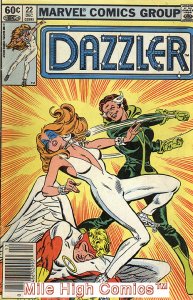 DAZZLER (1981 Series) #22 NEWSSTAND Good Comics Book
