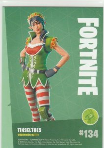 Fortnite Tinseltoes 134 Uncommon Outfit Panini 2019 trading card series 1