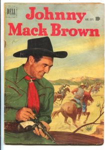 Johnny Mack Brown #6 1951- Dell-B-western  film star photo covers-Jesse Marsh...