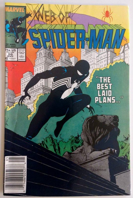 Web of Spider-Man #26 (VF/NM, 1987) NEWSSTAND