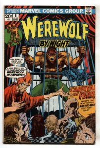 Werewolf By Night #6--comic book--Marvel--horror--1973