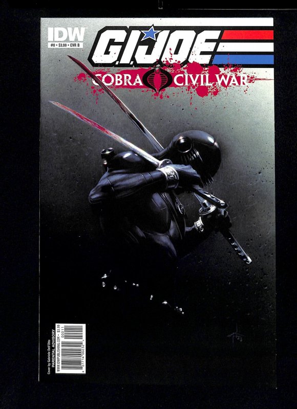 G.I. Joe: Cobra Civil War #0  Gabriele Dell'Otto Variant