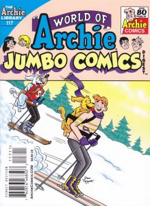 World of Archie (Jumbo Comics) Double Digest #117 FN ; Archie | skiing with dogs