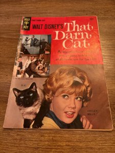 Walt Disney's That Darn Cat FN Gold Key Comic Book Hayley Mills 4 J408