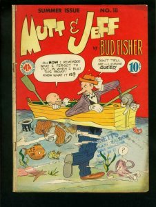 MUTT & JEFF #18 1945-GOLDEN AGE DC HUMOR VG