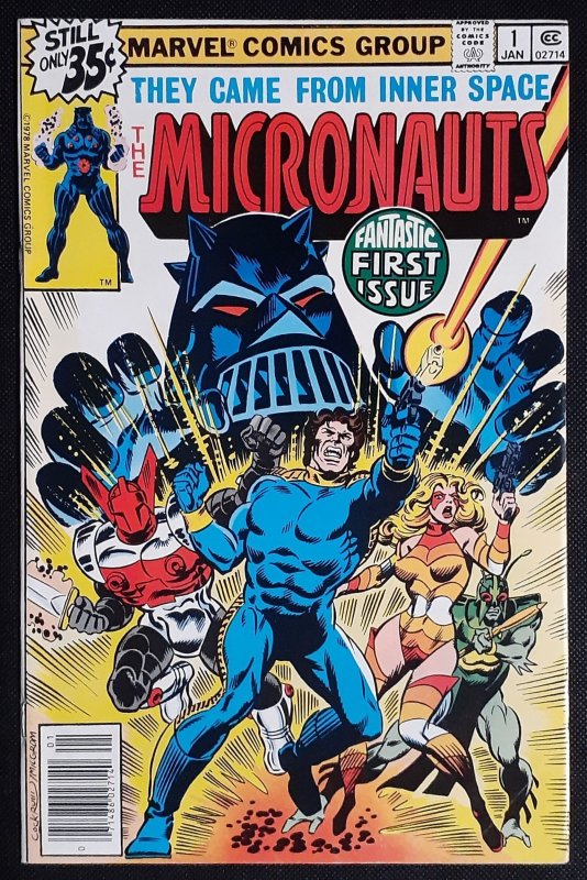 Micronauts #1 NM/MT KEY! 1st APP OF THE QUANTUM ANT-MEN!