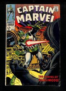 Captain Marvel (1968) #7 Quasimodo!