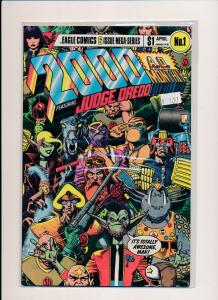 Eagle Comics 2000 A.D. ft JUDGE DREDD MEGA SERIES #1-6  VF/NM (PF252)