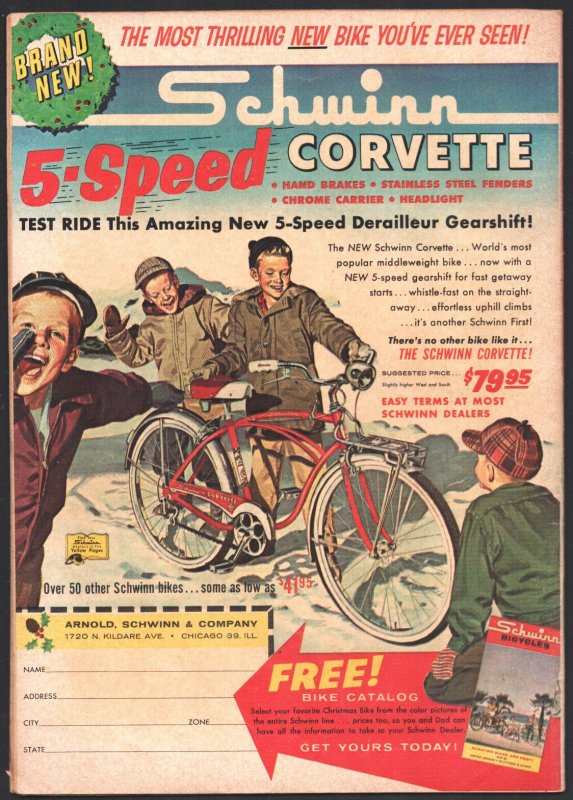 Frosty the Snowman Four Color Comics #1272 1961-Snowman Contest