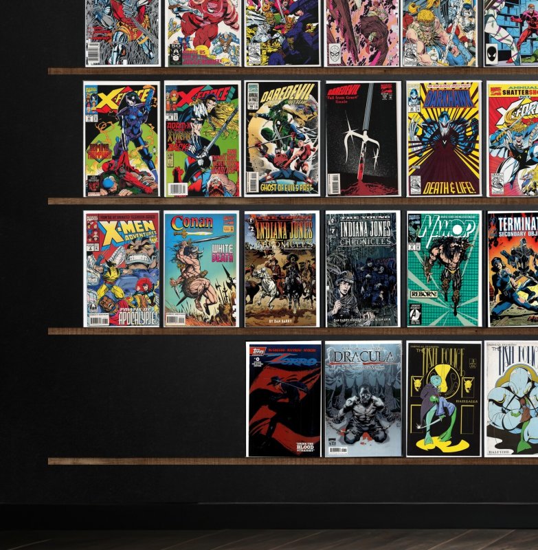 Huge Lot 150+ Comics with X-Force, Daredevil, Silver Surfer & More!