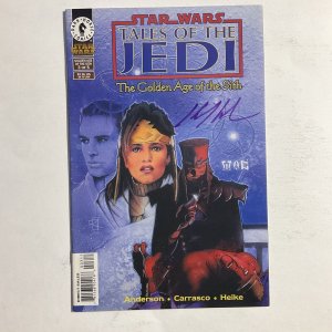 Star Wars Tales Of The Jedi Golden Age Of The Sith 3 Signed by Kevin Anderson Nm