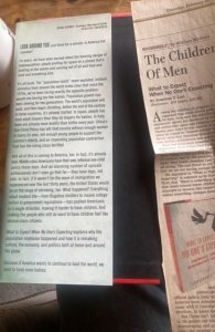 What to expect when no one’s expecting, LAST, 2013