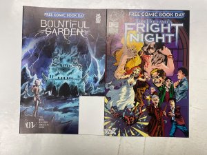 6 FCBD comic book Bountiful Garden Fright Night Bone Orchard Shadowman 31 KM42