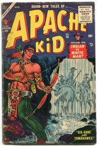 Apache Kid #15 1955- Atlas Western- Maneely VG-