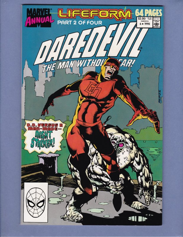 Daredevil Annual #6 NM- Typhoid Mary Marvel 1990