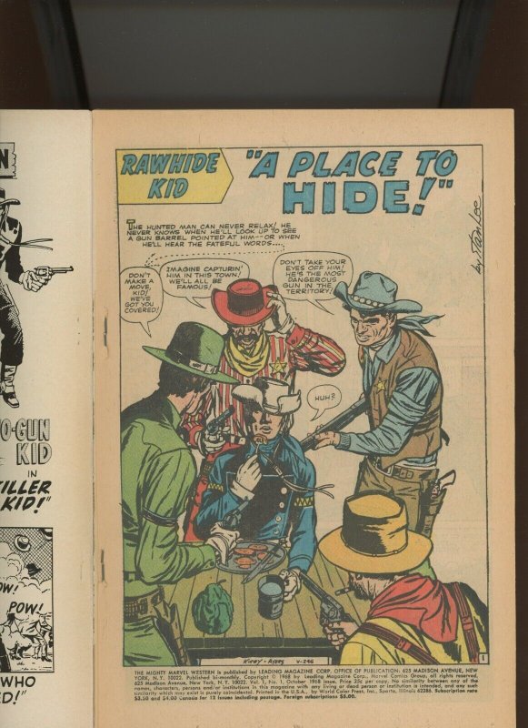 (1968) The Mighty Marvel Western #1: SILVER AGE! (6.0)