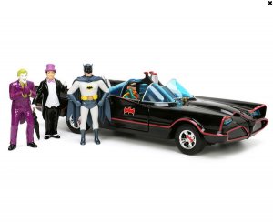 DC Comics 1:24 Classic TV Series Batman Batmobile Die-Cast Car & 2.75