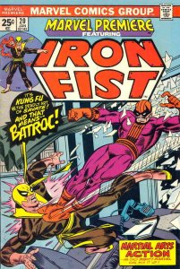 Marvel Premiere #20 (with Marvel Value Stamp) FN ; Marvel | Iron Fist