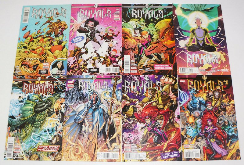 Royals #1-12 VF/NM complete series - inhumans - al ewing - marvel comics set lot