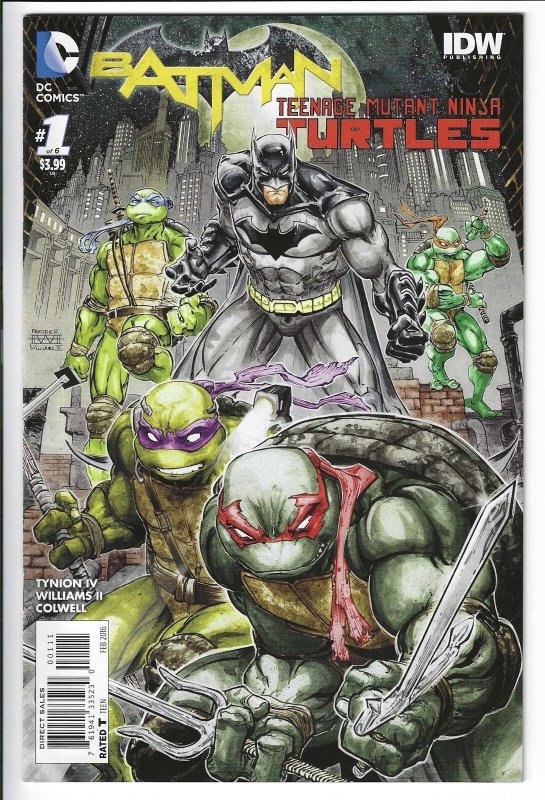 Batman/Teenage Mutant Ninja Turtles #1 Freddie Williams & Stanley Lau Variant NM