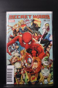 Secret Wars #1 Dynamic Forces Greg Land Variant (2015)