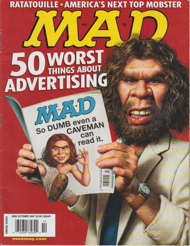 MAD MAGAZINE #482 - HUMOR COMIC MAGAZINE