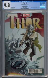 THOR #1 CGC 9.8 FIONA STAPLES VARIANT COVER JANE FOSTER BECOMES NEW THOR