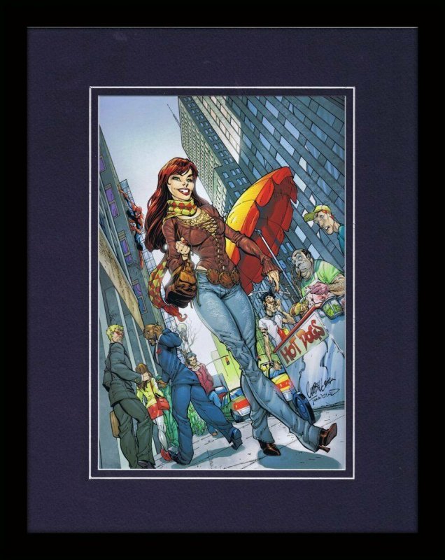 Amazing Spider-Man 51 Mary Jane 11x14 Framed Poster Display J Scott Campbell GGA