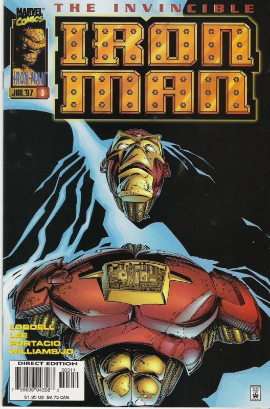 Iron Man #3 (1997)  NM+ to NM/M  original owner