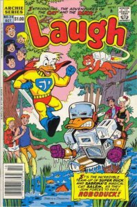 Laugh (Vol. 2) #24 (Newsstand) FN ; Archie | Roboduck (Robocop Parody)