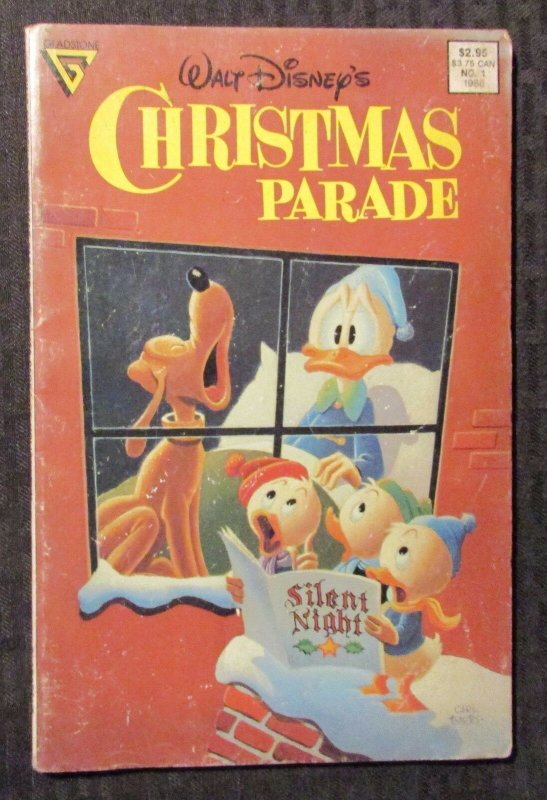 1988 Walt Disney's CHRISTMAS PARADE #1 VG 4.0 Donald Duck / Gladstone