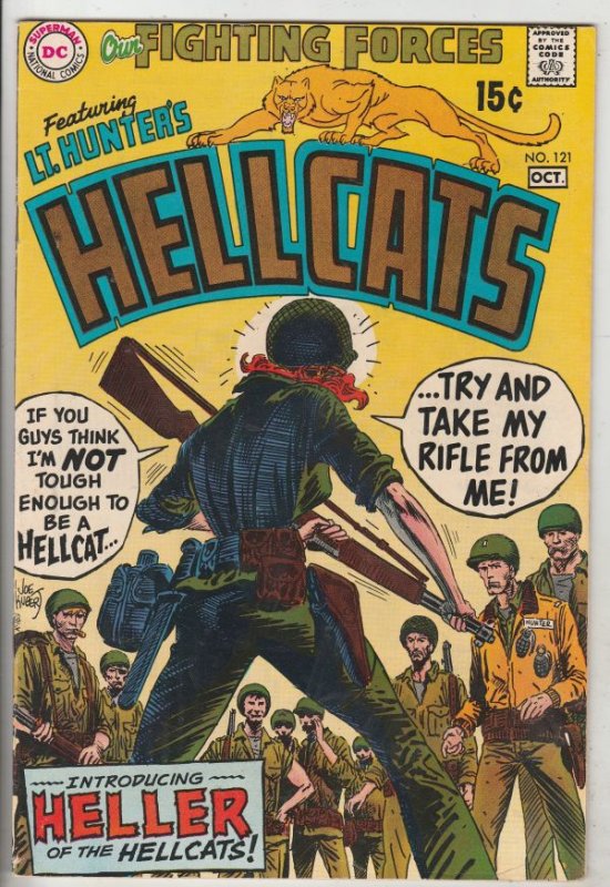 Our Fighting Forces #121 (Oct-69) NM- High-Grade Lt. Hunter's Hellcats