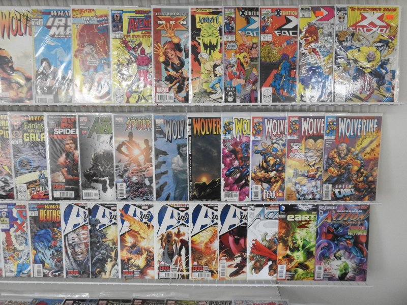 Huge Lot of 150+ Comics W/ Wolverine, Silver Surfer, Hulk! Avg. VF Condition!