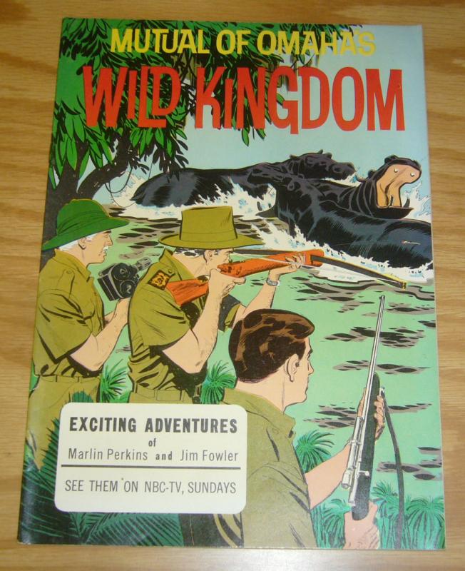 Mutual of Omaha's Wild Kingdom #1 VF marlin perkins - jim fowler - hippo cover